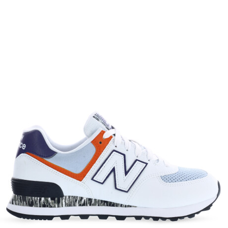 Championes de Mujer New Balance Classics Traditionnels Blanco - Celeste - Azul Marino