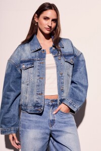Campera Denim Oversize Denim