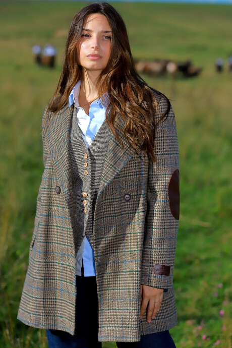 Blazer Largo Berlín Cuadros