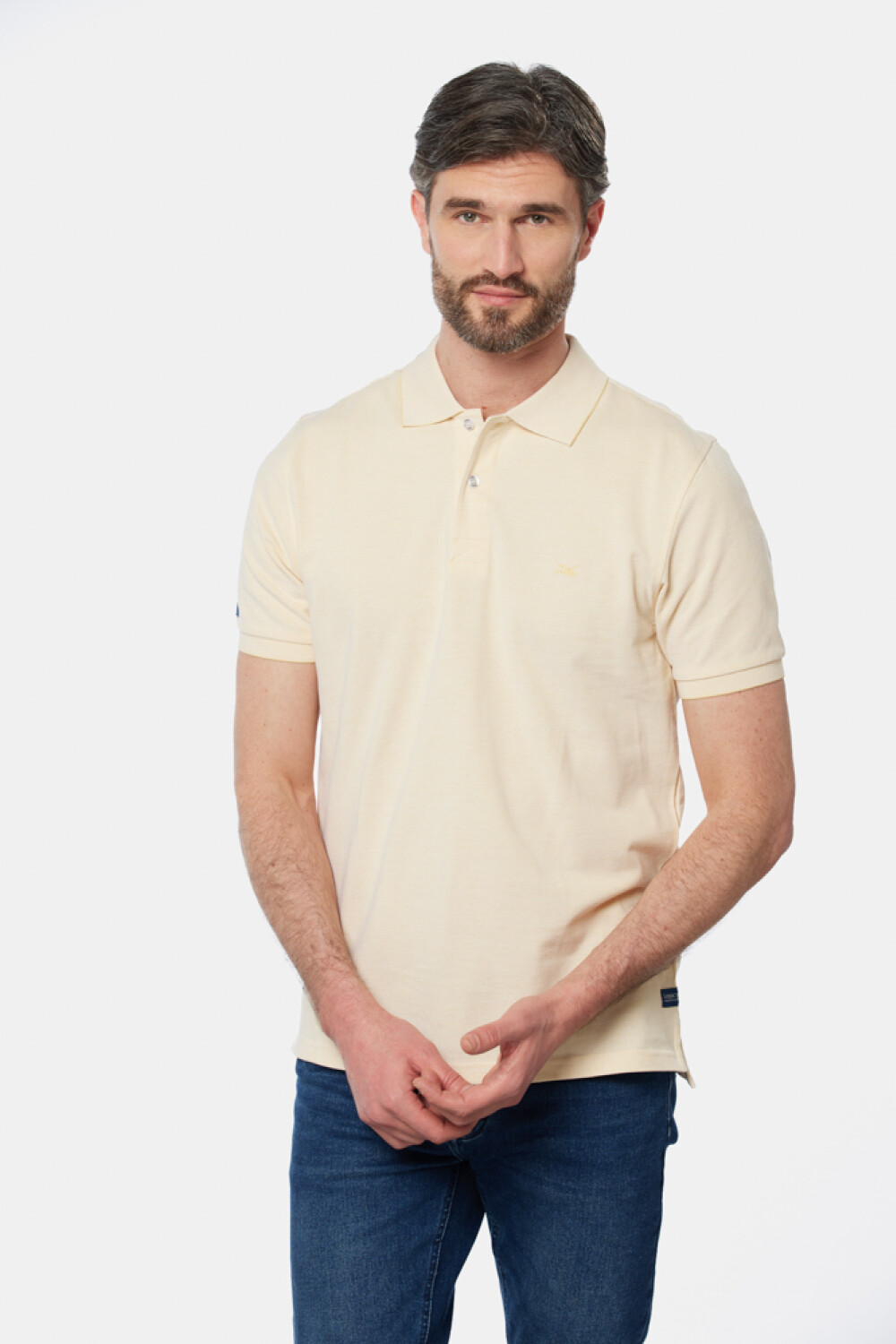 REMERA POLO LISA Amarillo