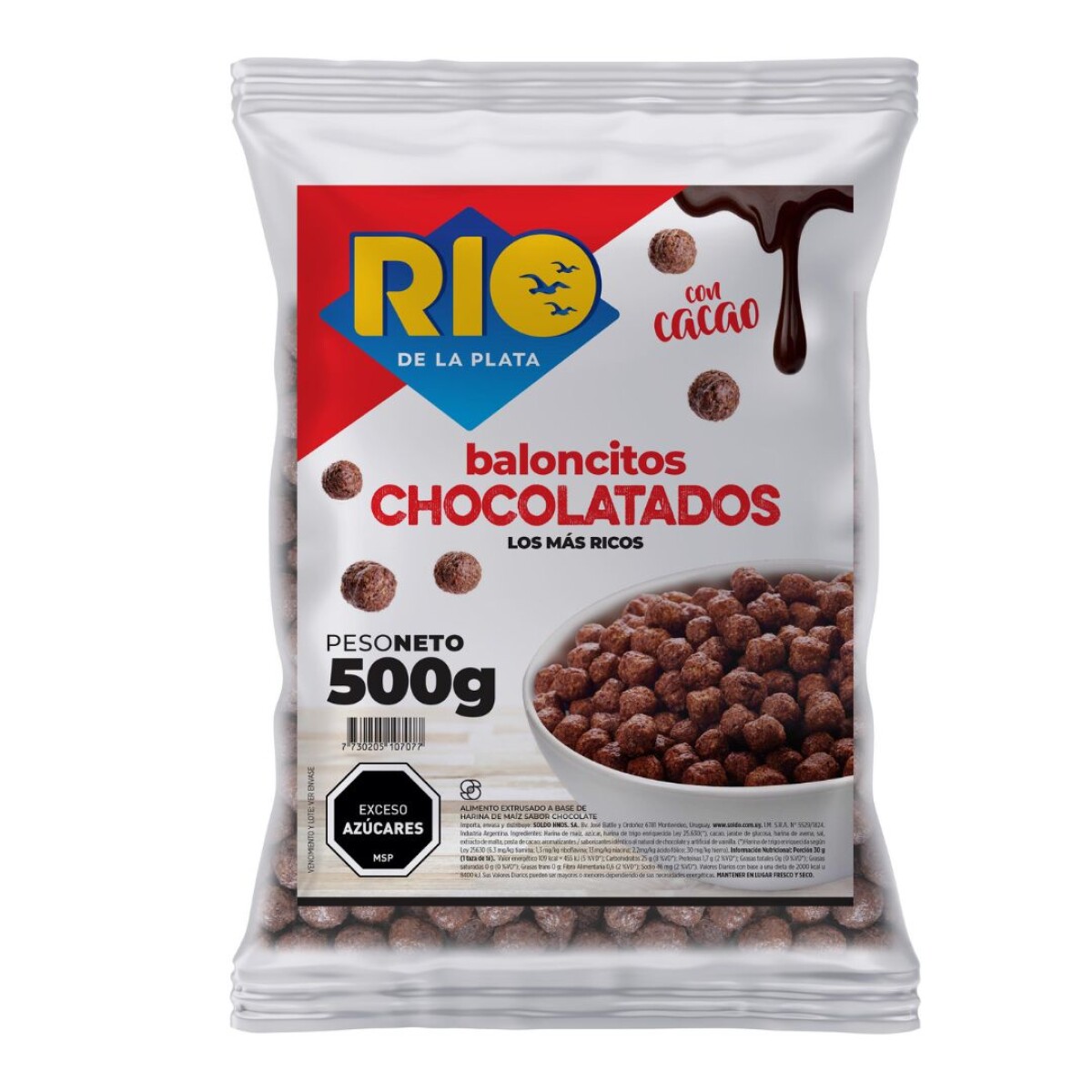 ESFERAS DE CHOCOLATE RIO DE LA PLATA 500 GR 