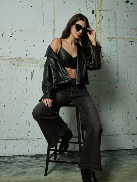 JEAN ALBA GRIS OSCURO