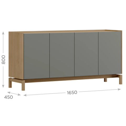 FINESTRA- APARADOR BARCELONA 4 PUERTAS 1 CAJON 2155VZ FINESTRA- APARADOR BARCELONA 4 PUERTAS 1 CAJON 2155VZ