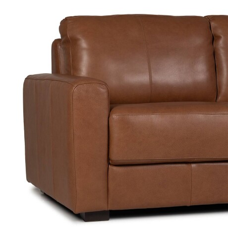 Rinconera Como - Cuero Advanced - 2 + Chaise derecho Maverick Telha (Preventa)