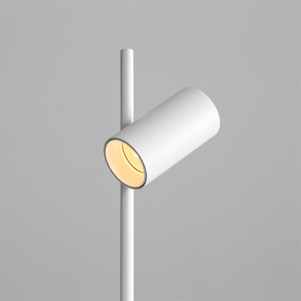 Lámpara de pie blanco 2xGU10 Ø250x1610mm BA0054