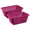Set x2 Cestos grandes 5,2 lts VIOLETA