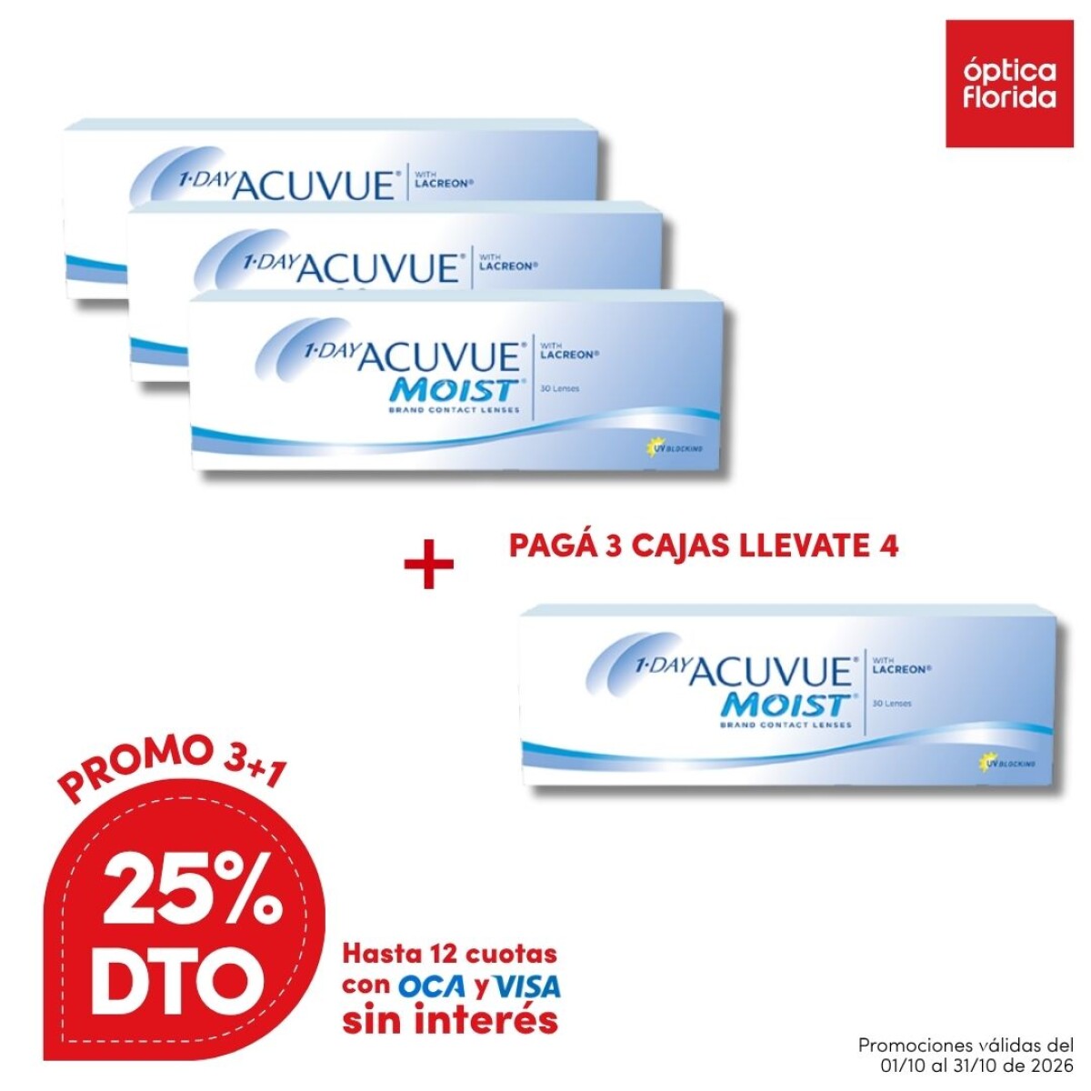 One Day Moist - PROMO 4 CAJAS 
