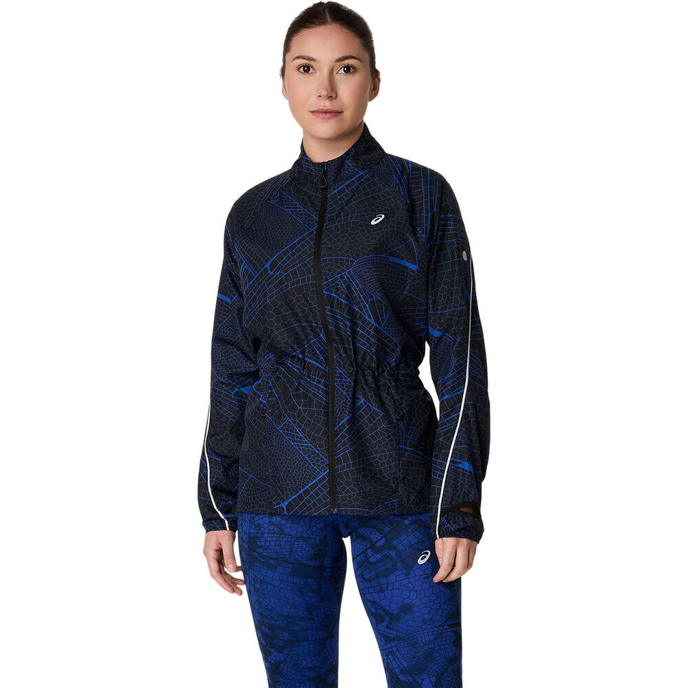 Casaca Running Road Lite-Show Packable Jacket Mujer Performance Black/dark Cobalt