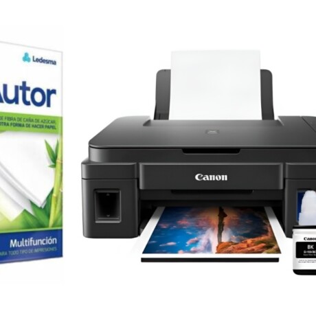 Impresora Canon Pixma G-2110 + Resma A4 2 001