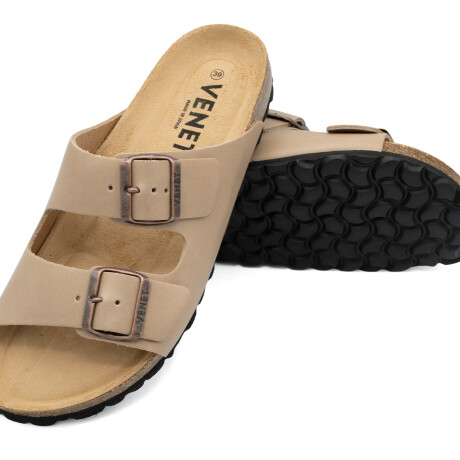 SANDALIAS VENET - CUERO PARIS VISON
