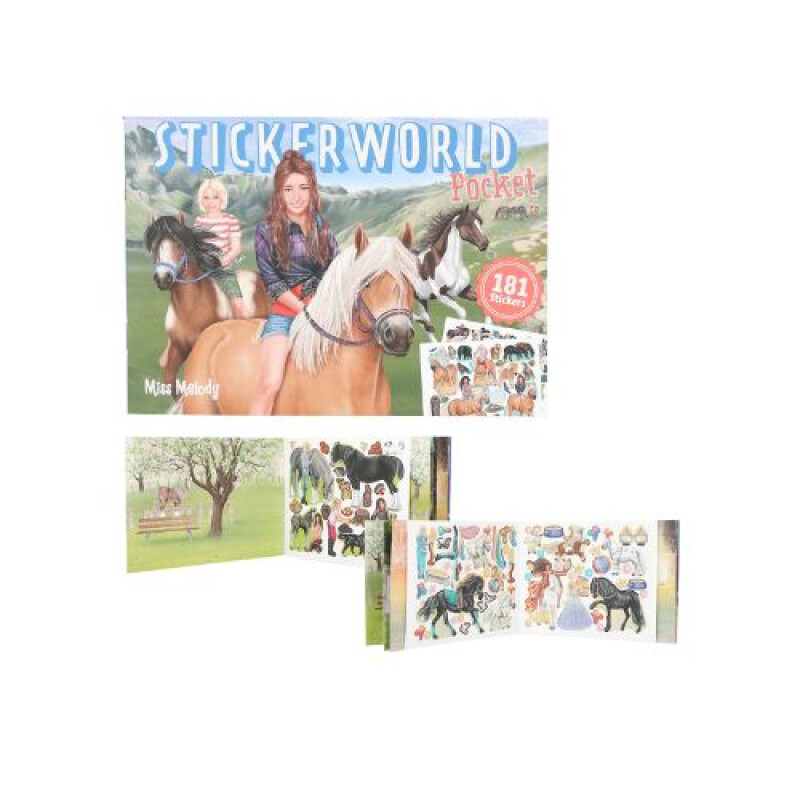 Miss Melody Sticker World de Bolsillo Miss Melody Sticker World De Bolsillo