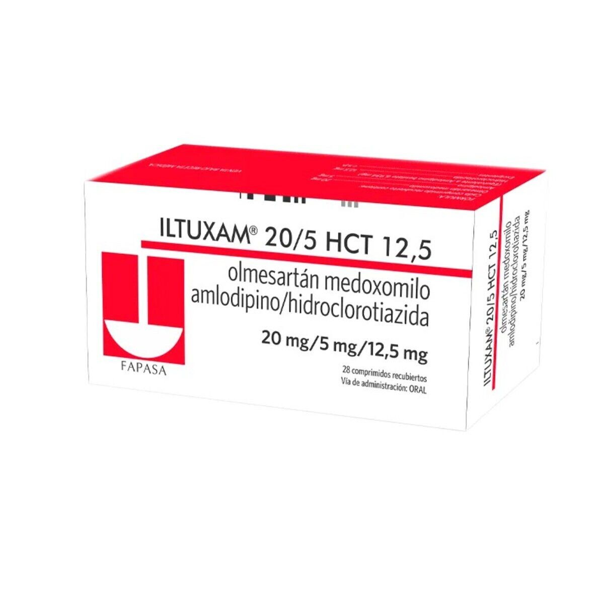 ILTUXAM HCT 20/5/12,5 MG. CJ.X 28 COMP. 