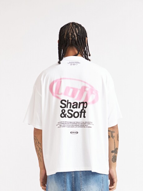 REMERA BOXY LOFF BLANCO