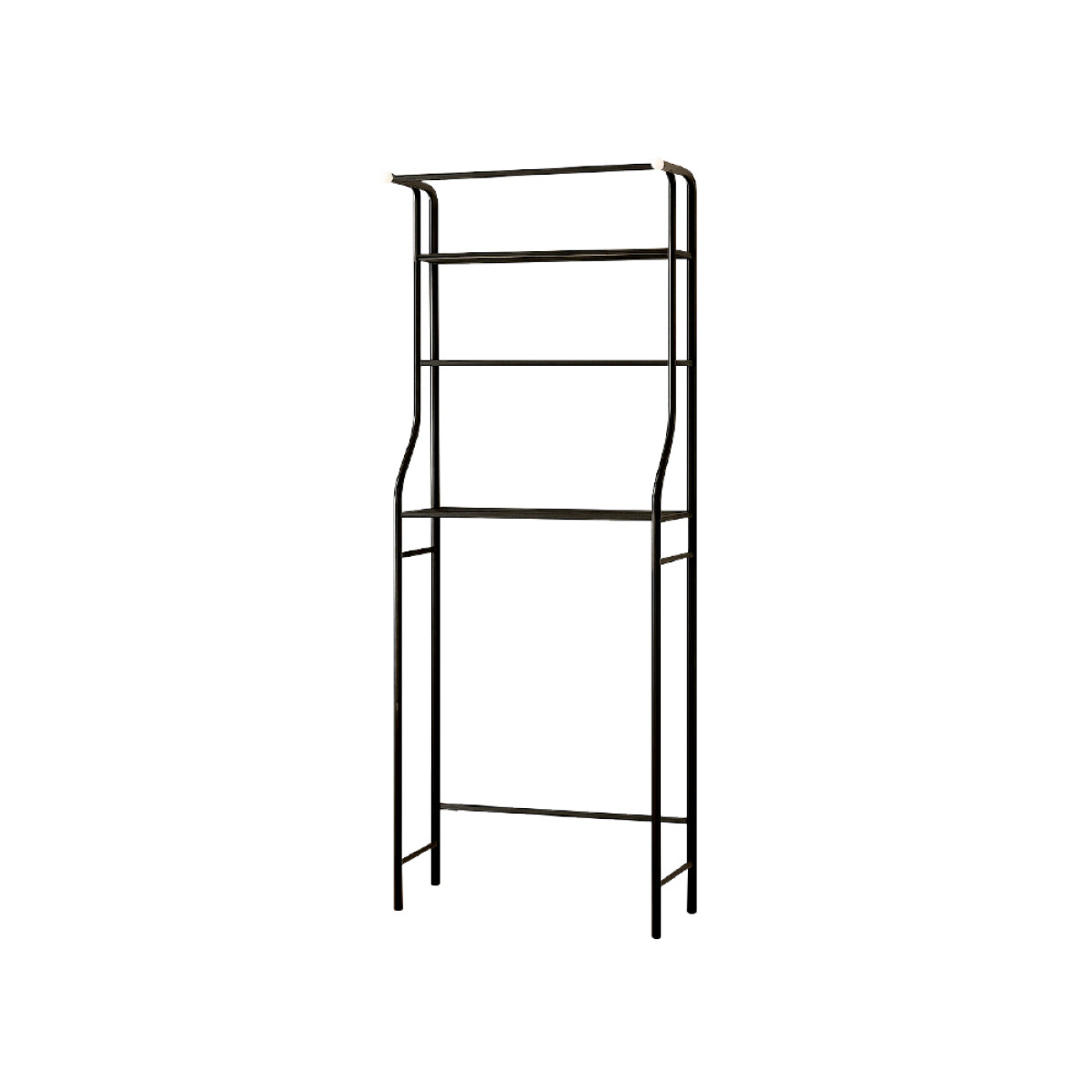 ESTANTE SOBRE LAVARROPA NEGRO 