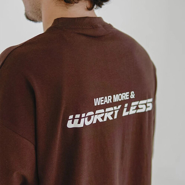 Remera Pulau Pire Marrón