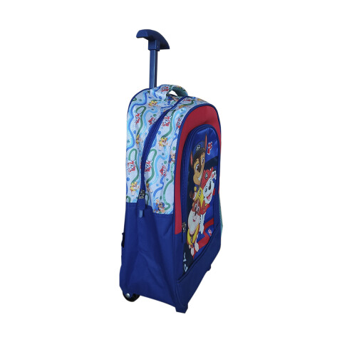 Mochila Infantil Paw Patrol con Carro Jacquard Grande 40 x 30 cm ROJO