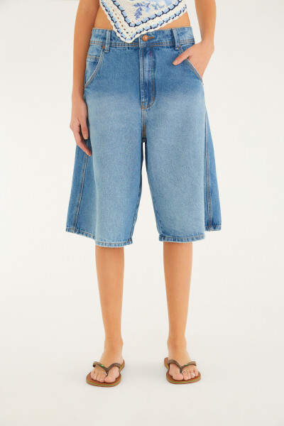 BERMUDA DENIM Azul