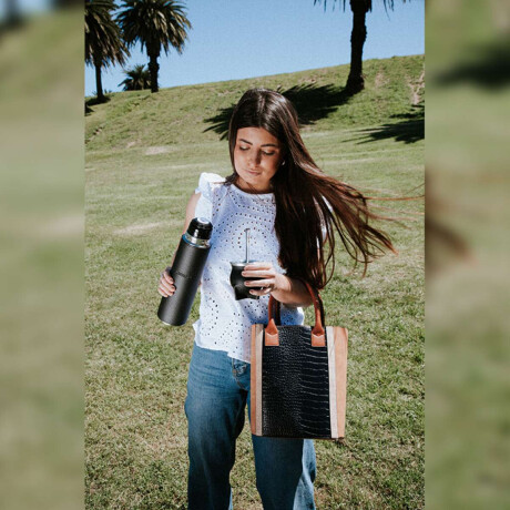 Kit Matero Light Year Croco Negro Con Negro Urbano