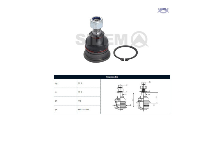 Rotula Del Nissan D22/D21 Mexico 88-25 Der/Izq Rotula Del Nissan D22/D21 Mexico 88-25 Der/Izq