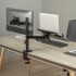 Soporte Brazo Doble Para Monitor Notebook Escritorio Brateck Variante Color Negro