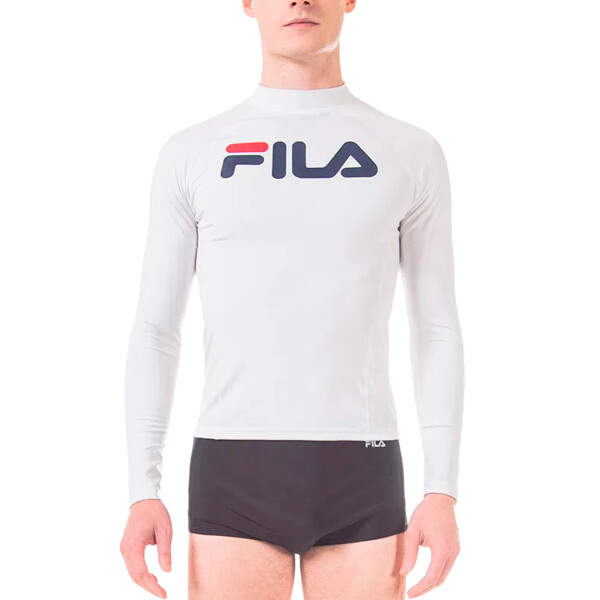 Fila remera manga larga masculina water blanco Blanco