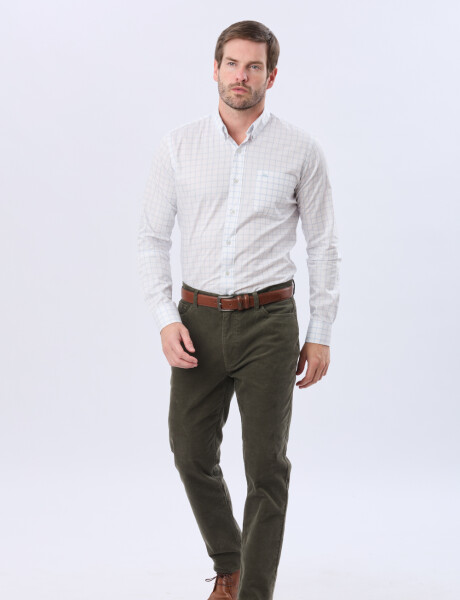 PANTALÓN DE PANA Verde