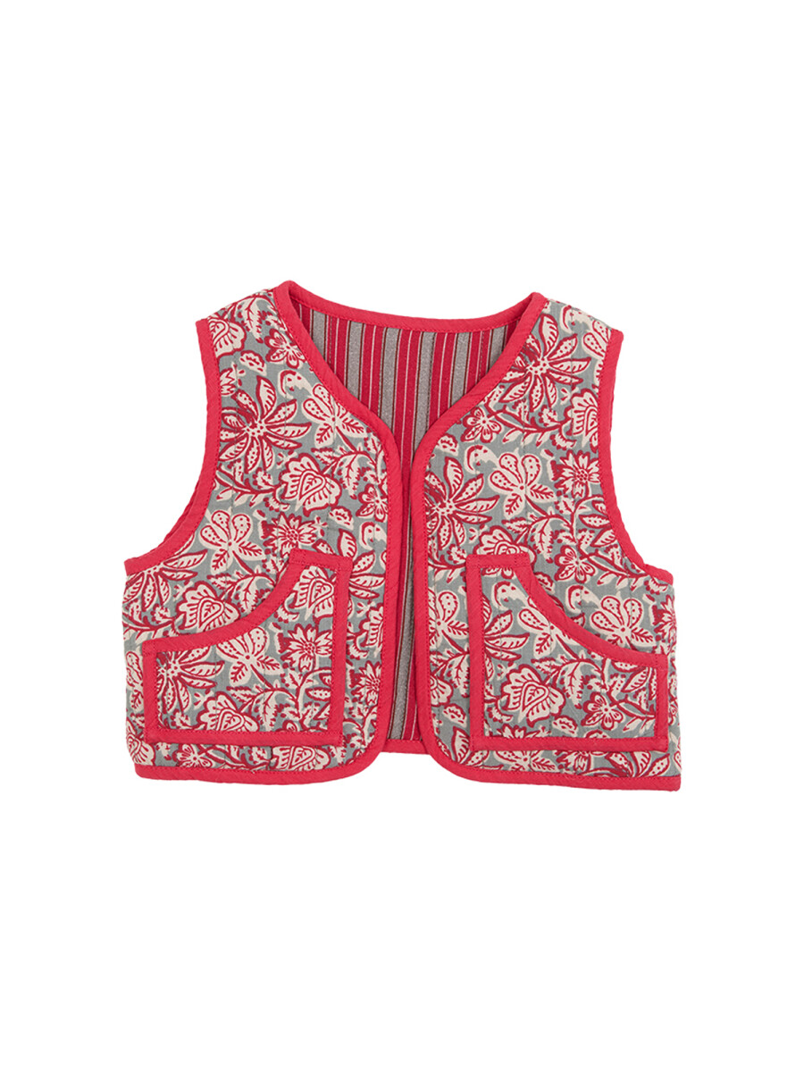 Chaleco Reversible Verde Oscuro