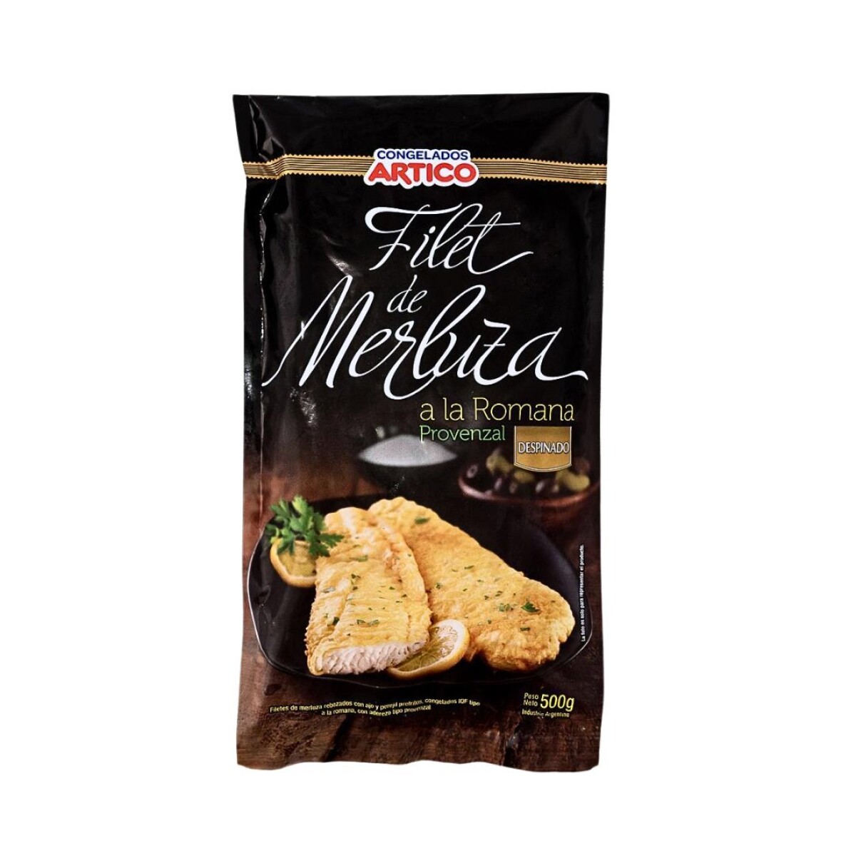 Milanesa de Merluza a la Romana s/sal Ártico - 500 g 