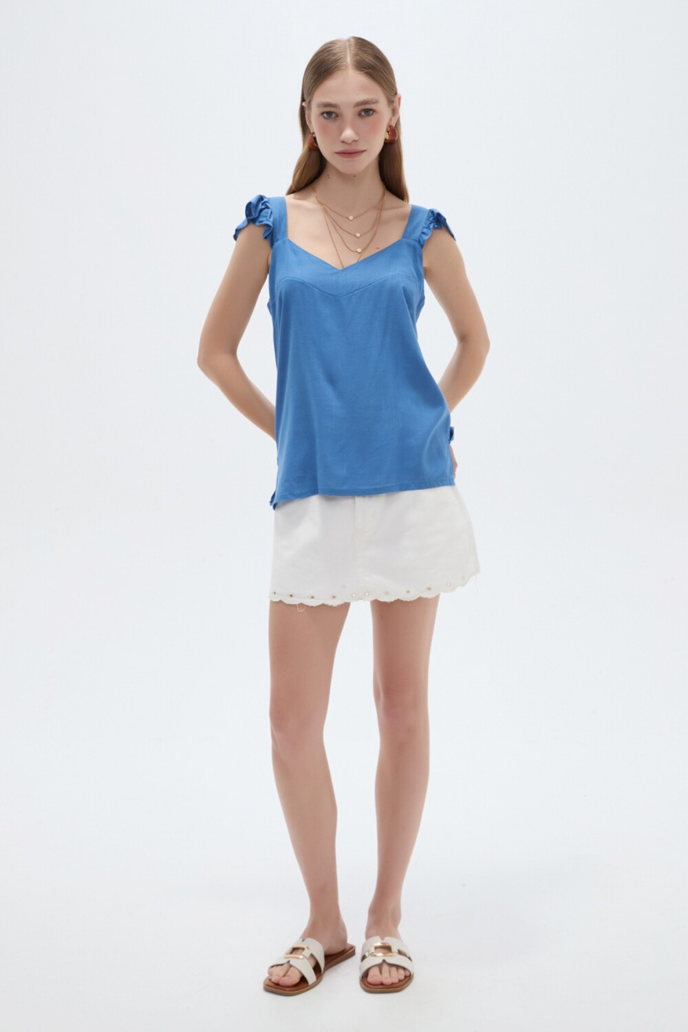 Musculosa Nuvio Anil