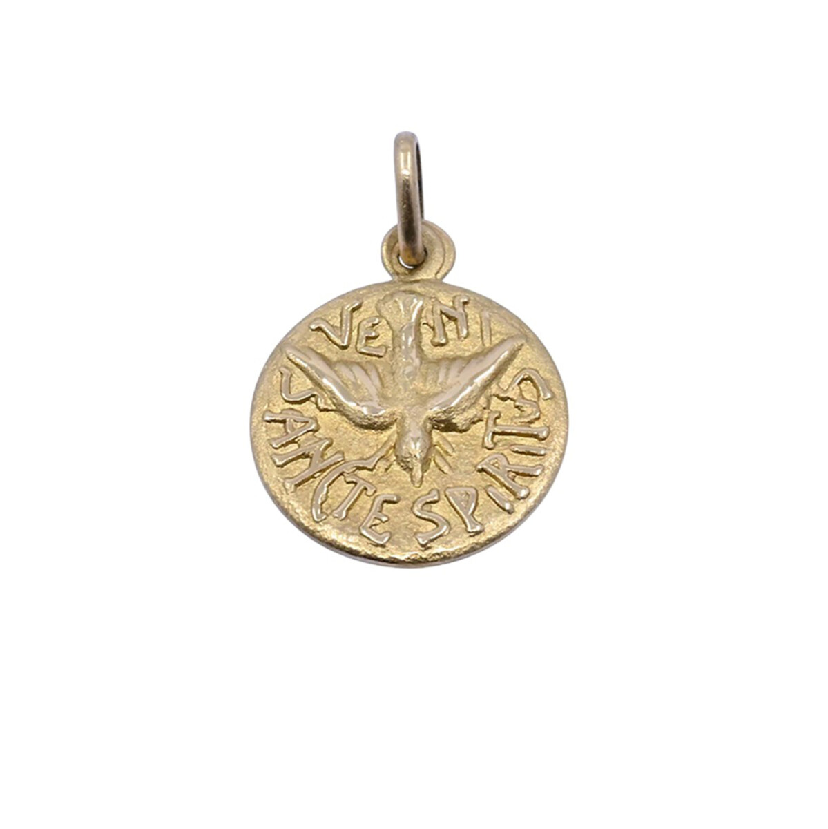 Medalla oro 18k espíritu santo. 