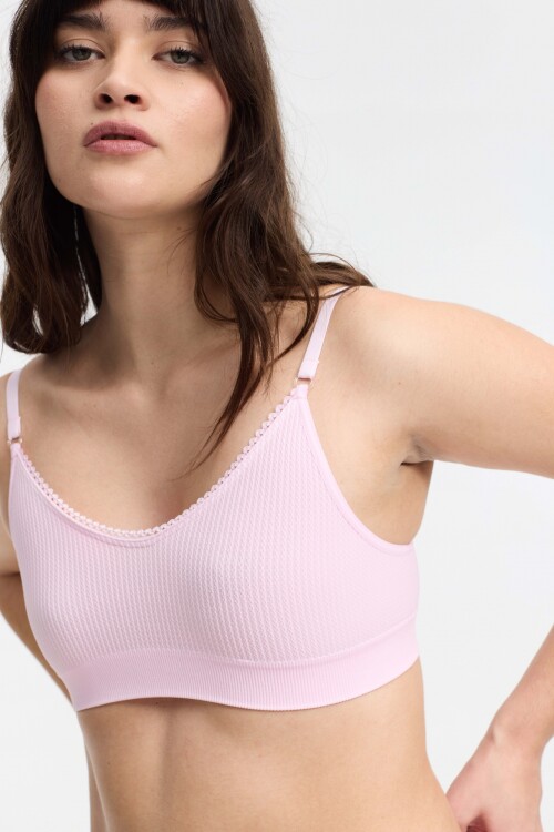 Top Pimenton Trenza Rosa Candy