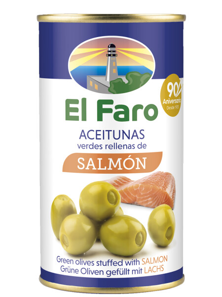 Aceitunas rellenas de salmón El Faro Aceitunas rellenas de salmón El Faro
