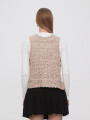 Chaleco Calia Beige Melange