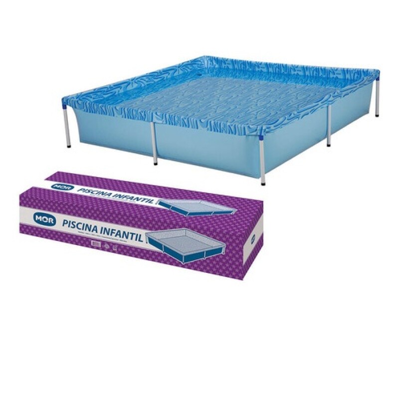 Pileta estructural cuadrada Mor 001003 con capacidad de 1500 litros 1.89x1.89 m Pileta Estructural Cuadrada Mor 001003 Con Capacidad De 1500 Litros 1.89x1.89 M