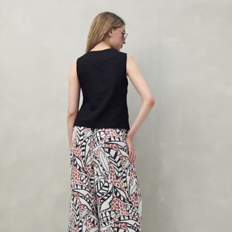 PANTALÓN ALESSIO PRINT Crudo