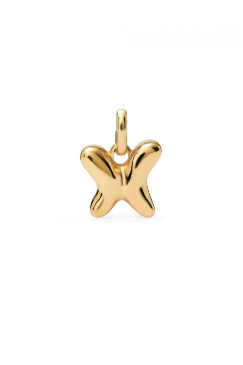 CHARM MARIPOSA BAÑADO EN ORO 18K. Charm