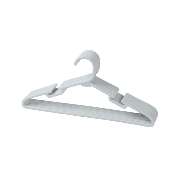 Perchas antideslizantes 10pcs blanco