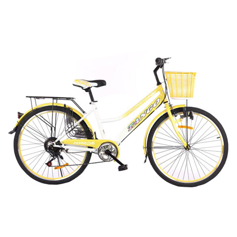 Bicicleta Tango de Dama Rodado 26 amarilla Unica