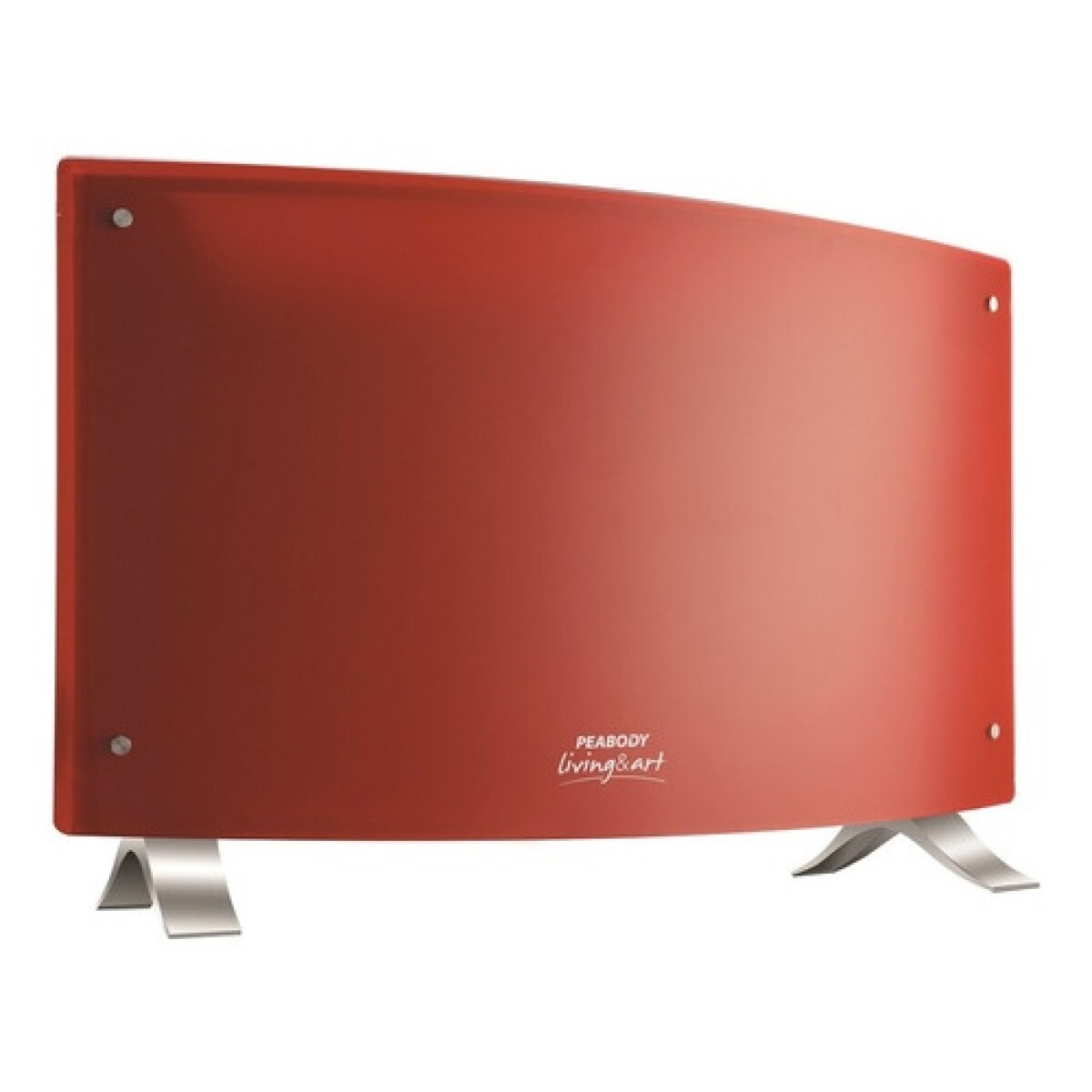 Vitroconvector curvo Peabody 2000W - Rojo 