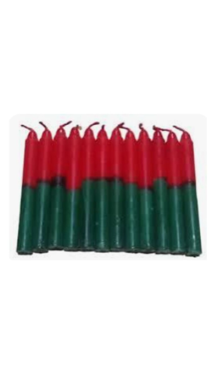 VELA COMBINADA SAN EXPEDITO X 50 (ROJA-VERDE) 