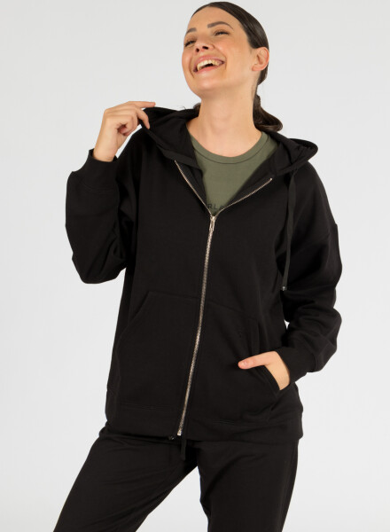 Campera athleisure Negro