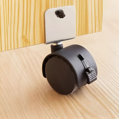 Mesa Con Bancos Plegables modelo Tetris Madera Clara