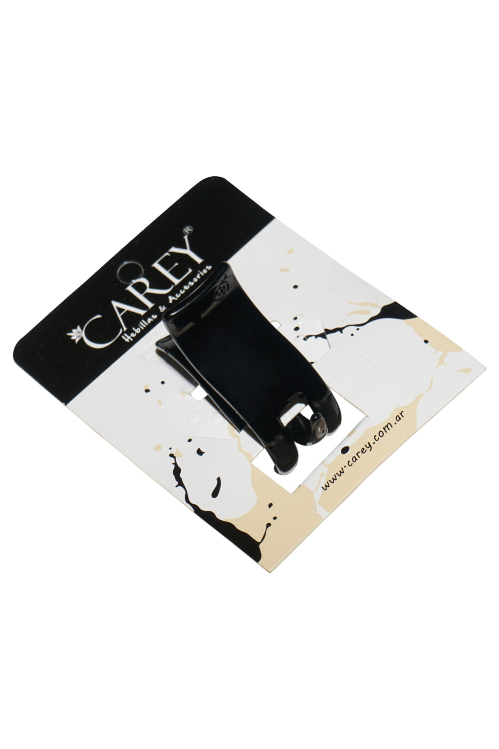 Pinza Carey 3 Dientes Mediana Negro