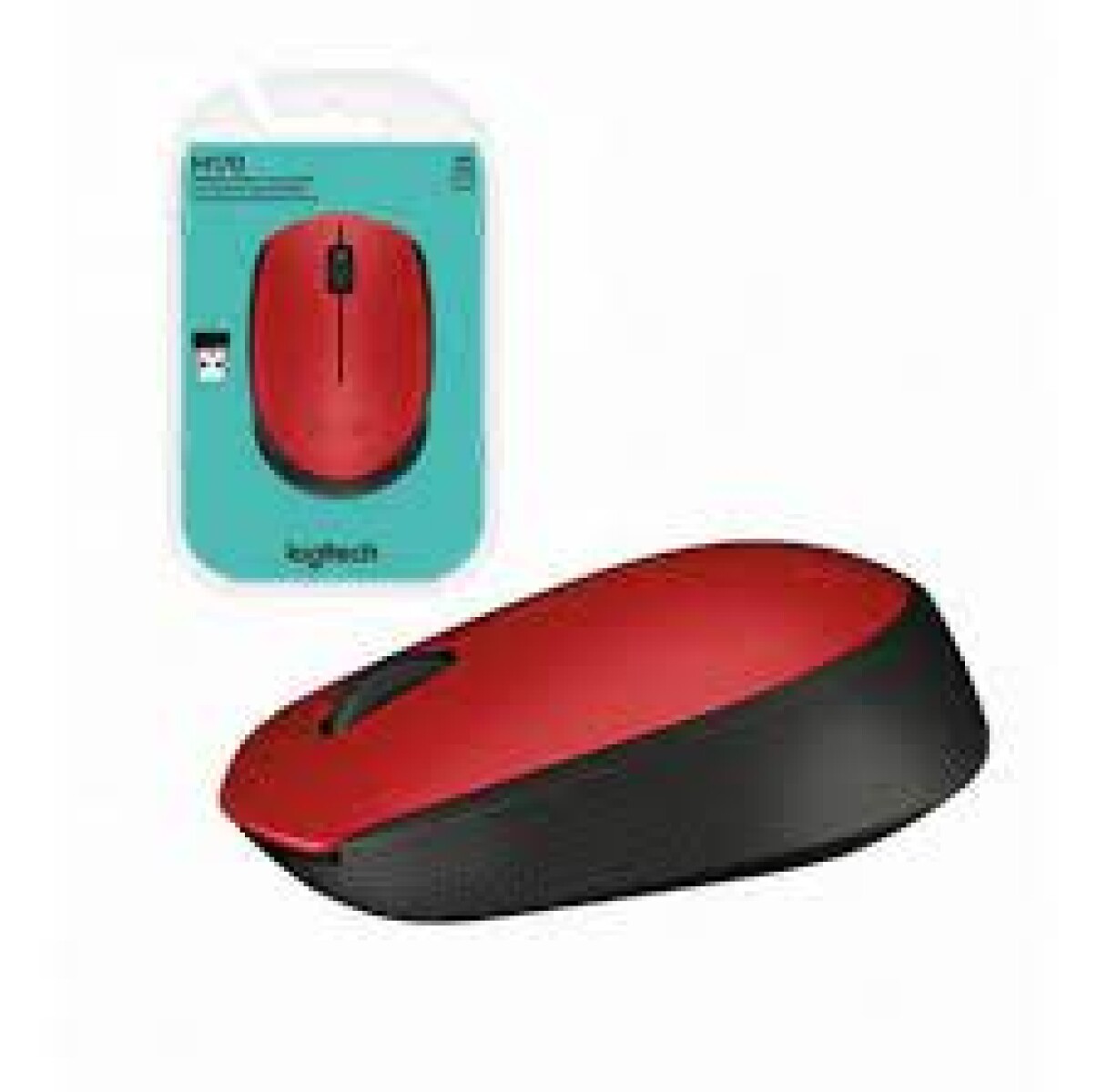 Mouse Inalambrico Logitech M170 Rojo 
