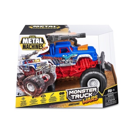 Camión Monster Truck Metal Machines con luces y sonido Monster Truck Wars