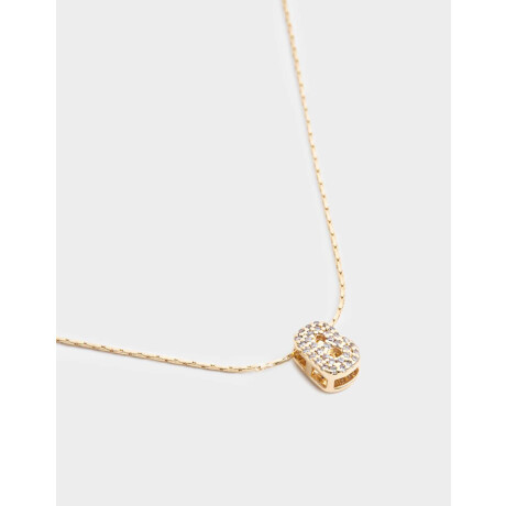 Cadena Corta con Dije Premium Gold Dorado