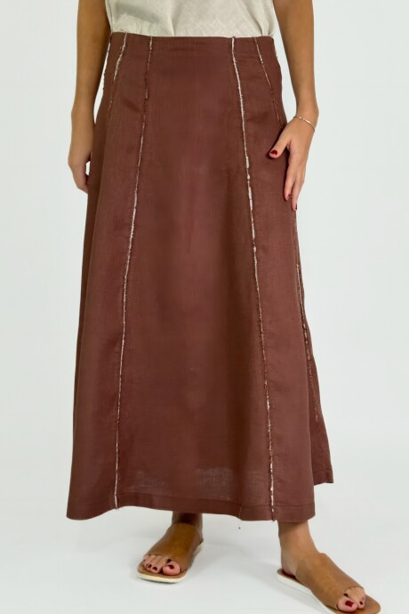 POLLERA LEANDRA Marron