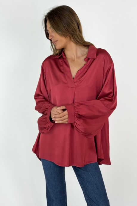 BLUSA GINA BORDEAUX