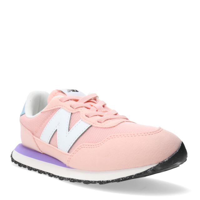 Championes de Niños New Balance Running 237 Rosado - Blanco - Celeste