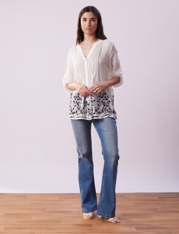 Blusa Bordado BLANCO